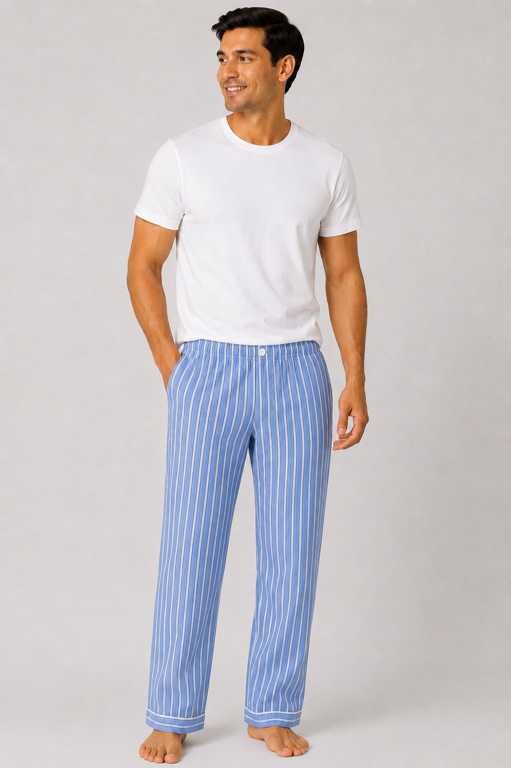 Classic Blue Stripe Pajama