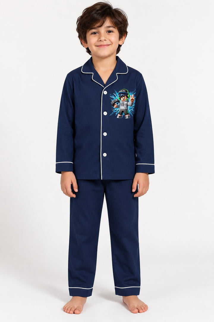 Roblox Adventure  Print Long Sleeve  Night Suit