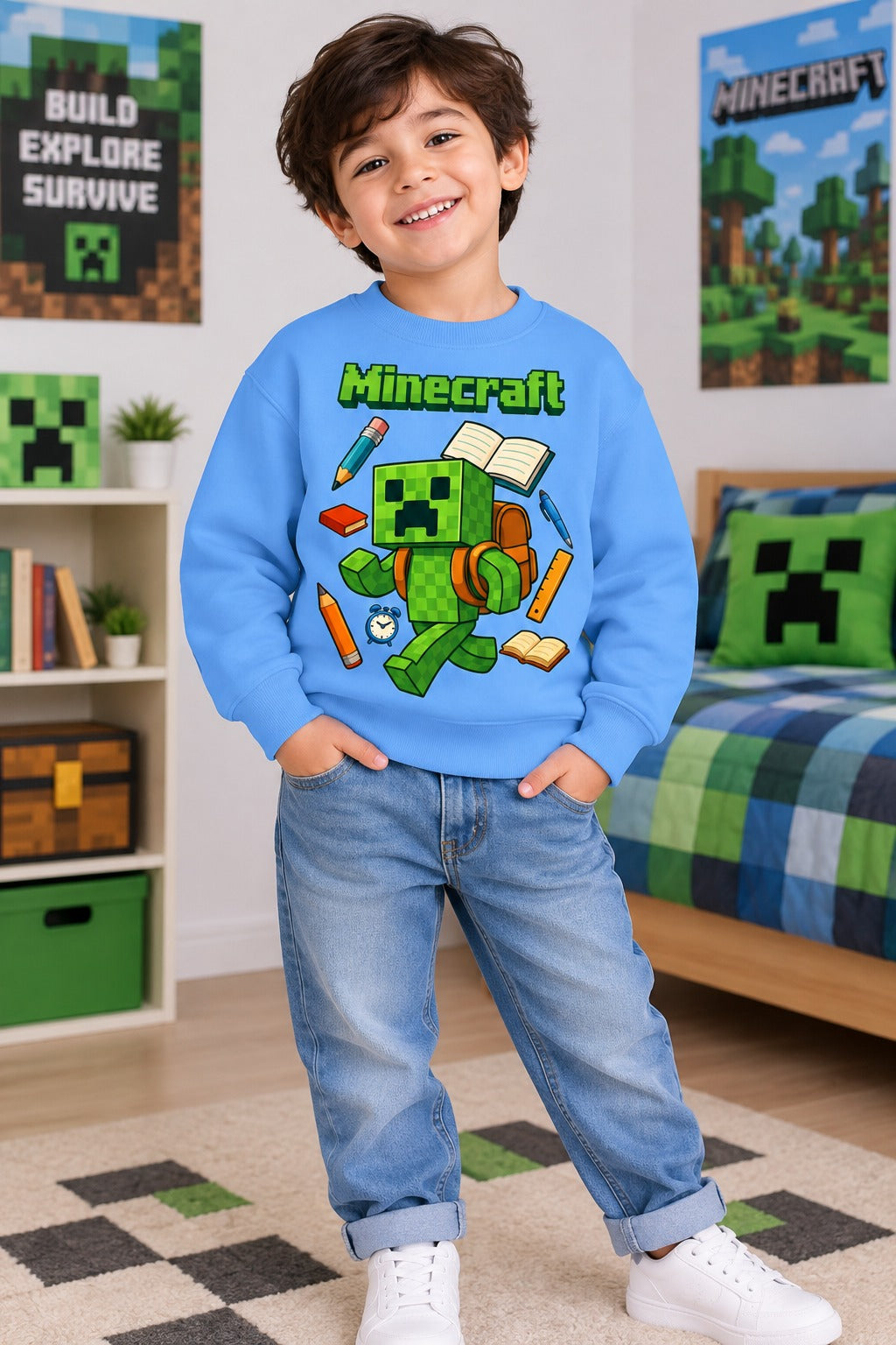 Minecraft Little Explorer Sweatshirt