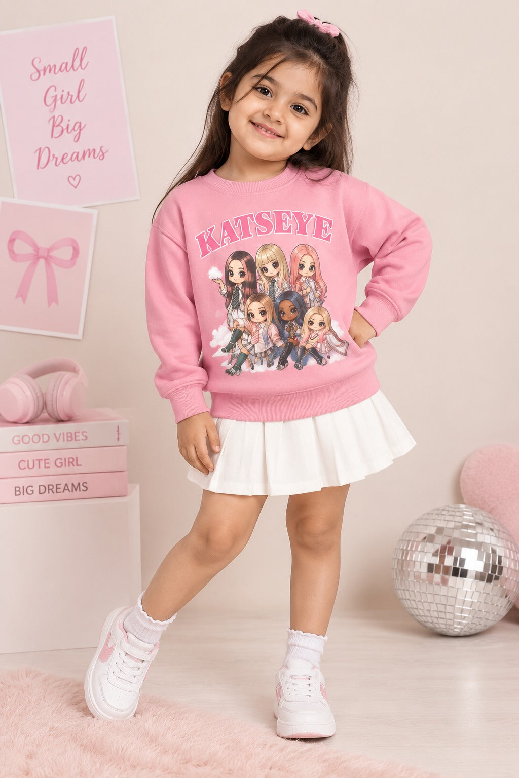 KATSEYE Girls Squad Graphic Sweatshirt