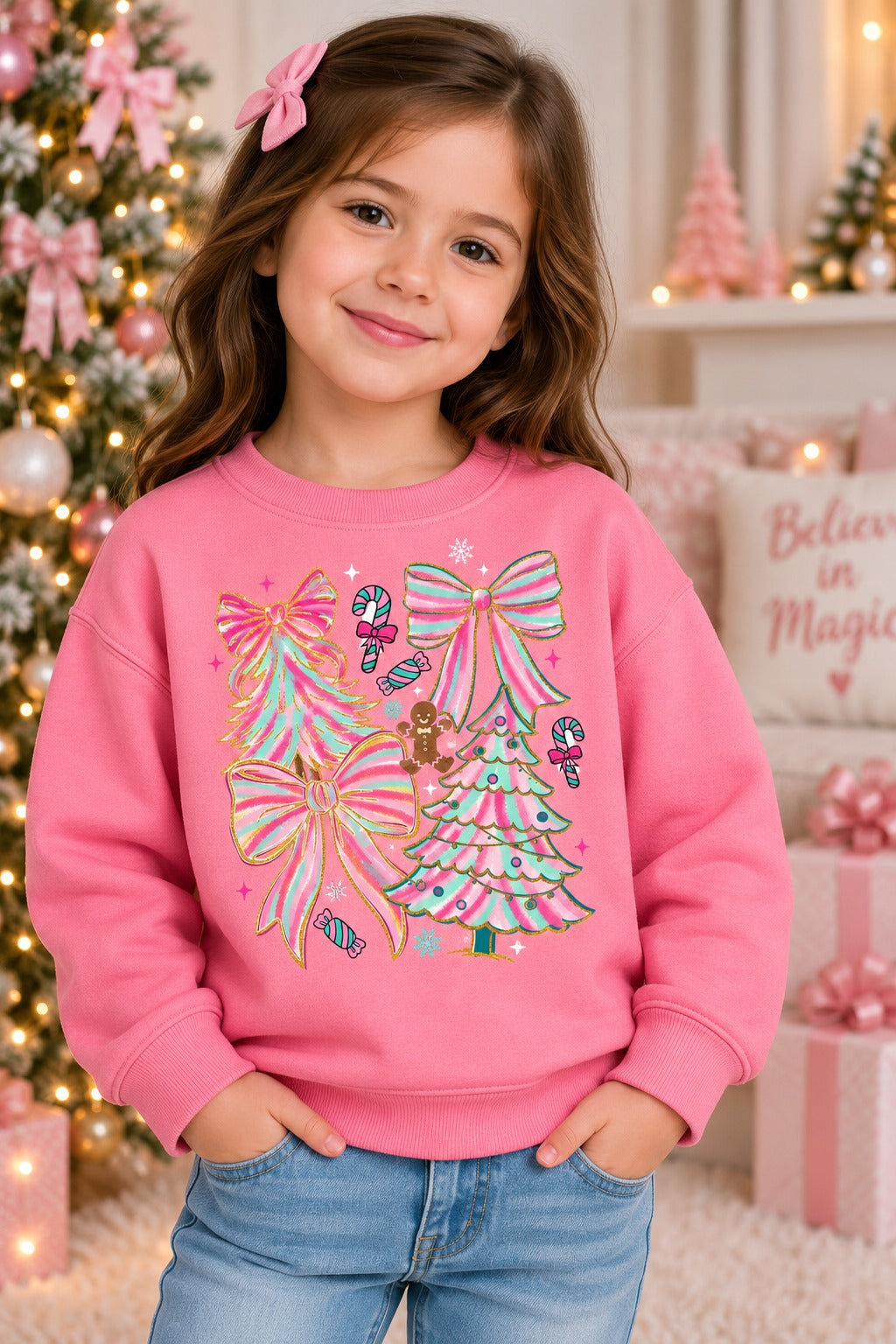 Candy Cane Christmas Sweatshirt