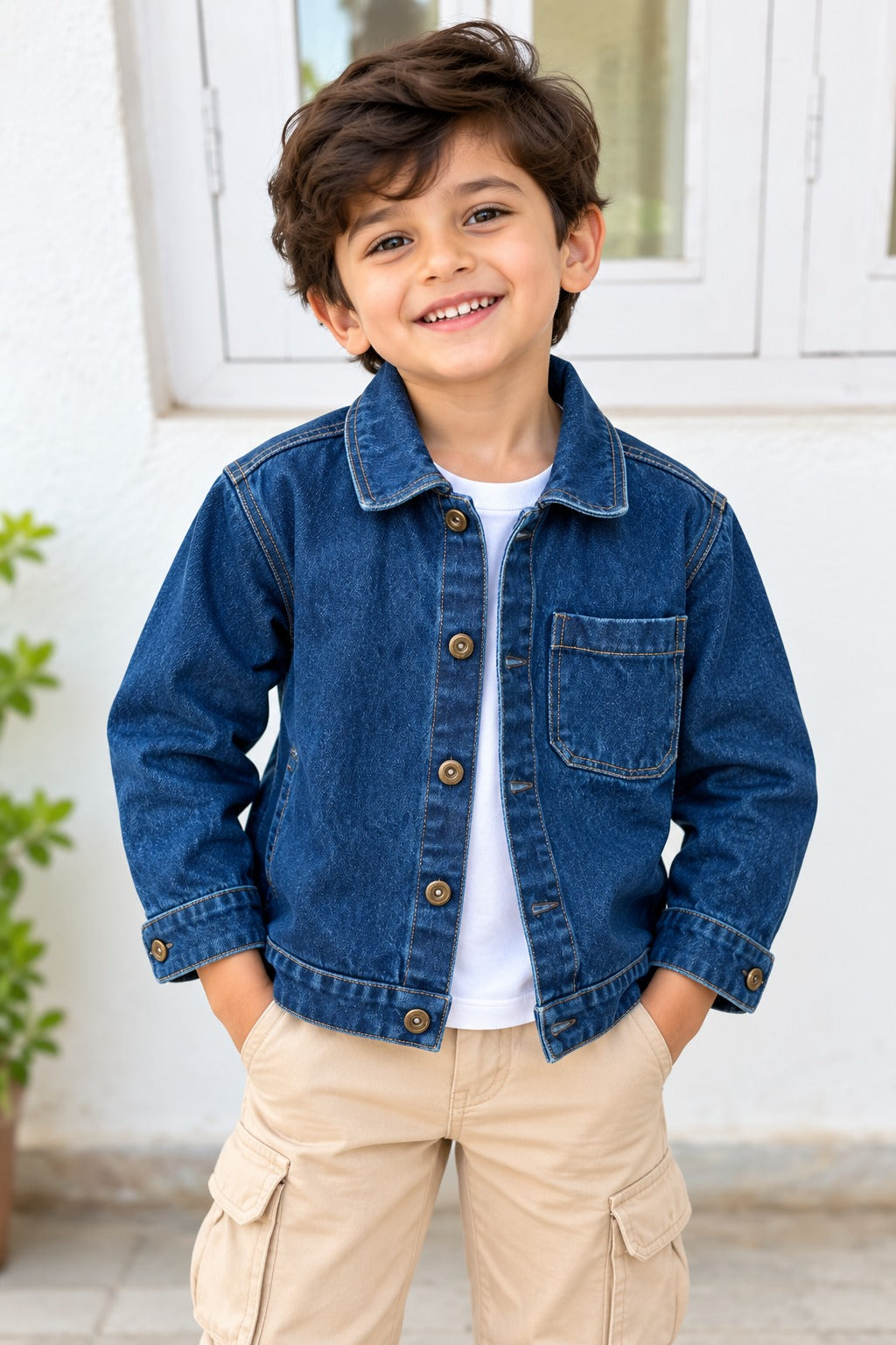 Personalised Embroidered Denim Jacket for Kids