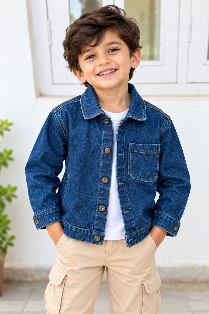 Personalised Embroidered Denim Jacket for Kids