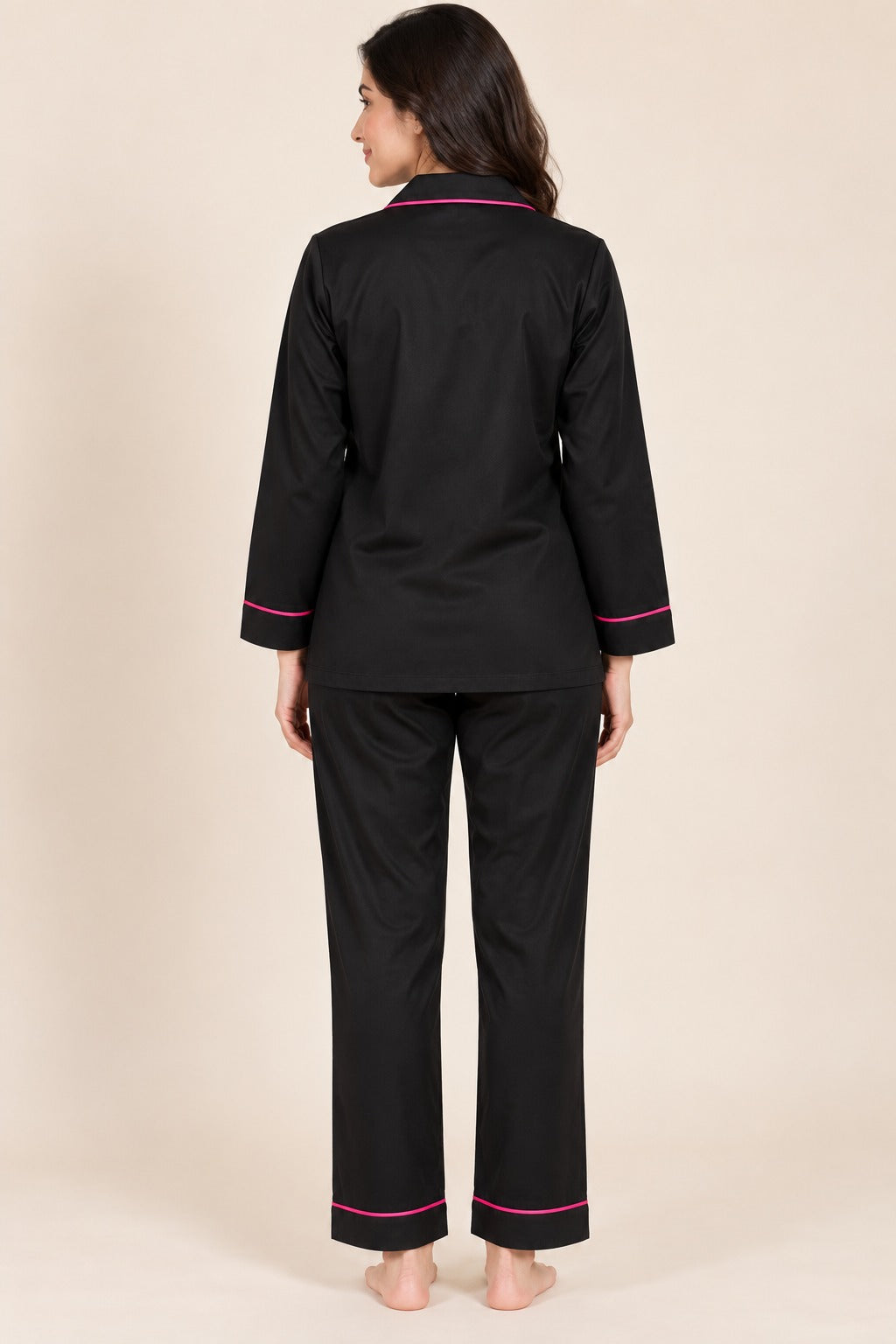 Just a Girl Who Loves Mahjong Print  Long Sleeve Women's Night Suit