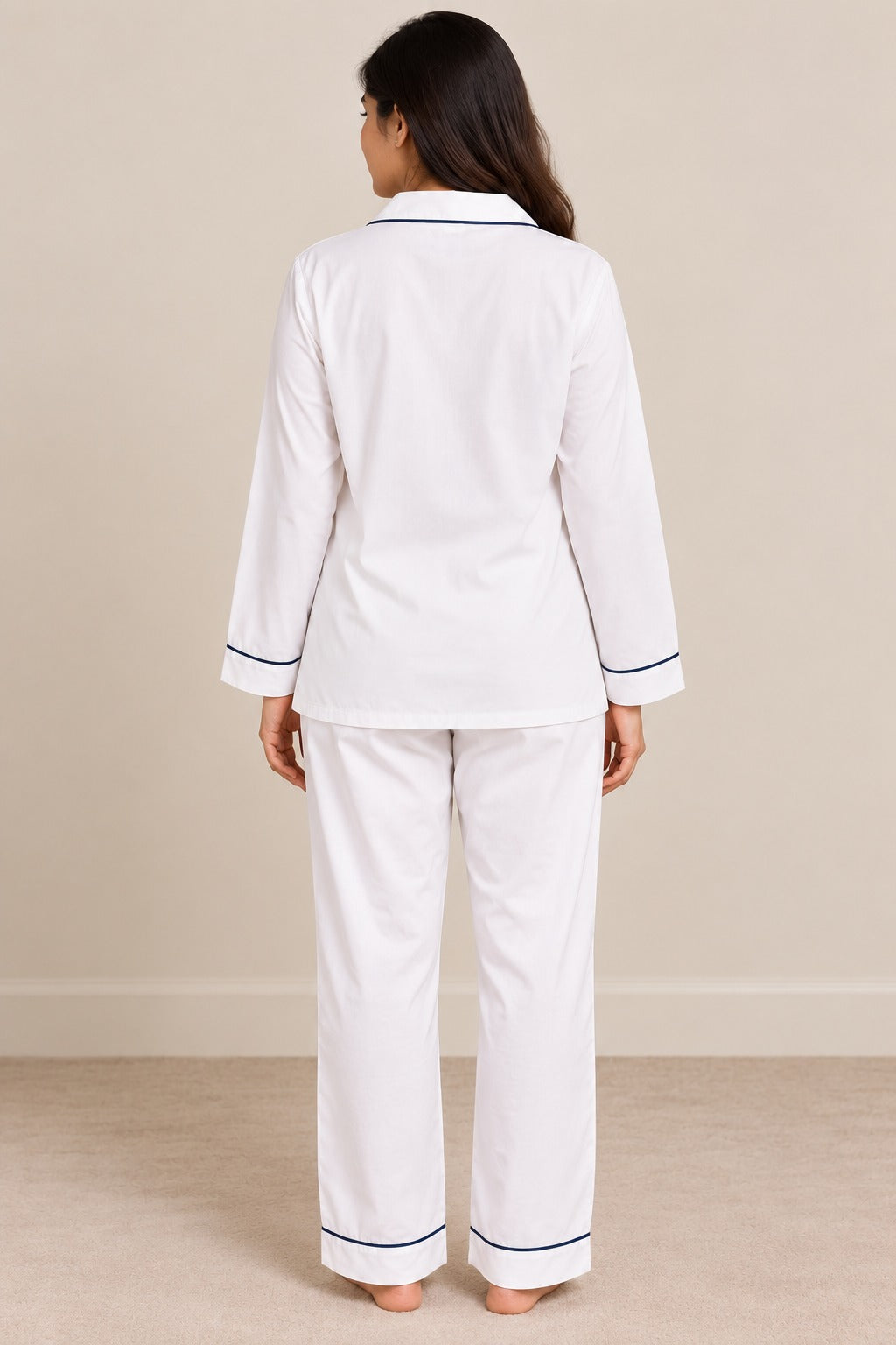 In My Mahjong Era Print  Long Sleeve Women's Night Suit