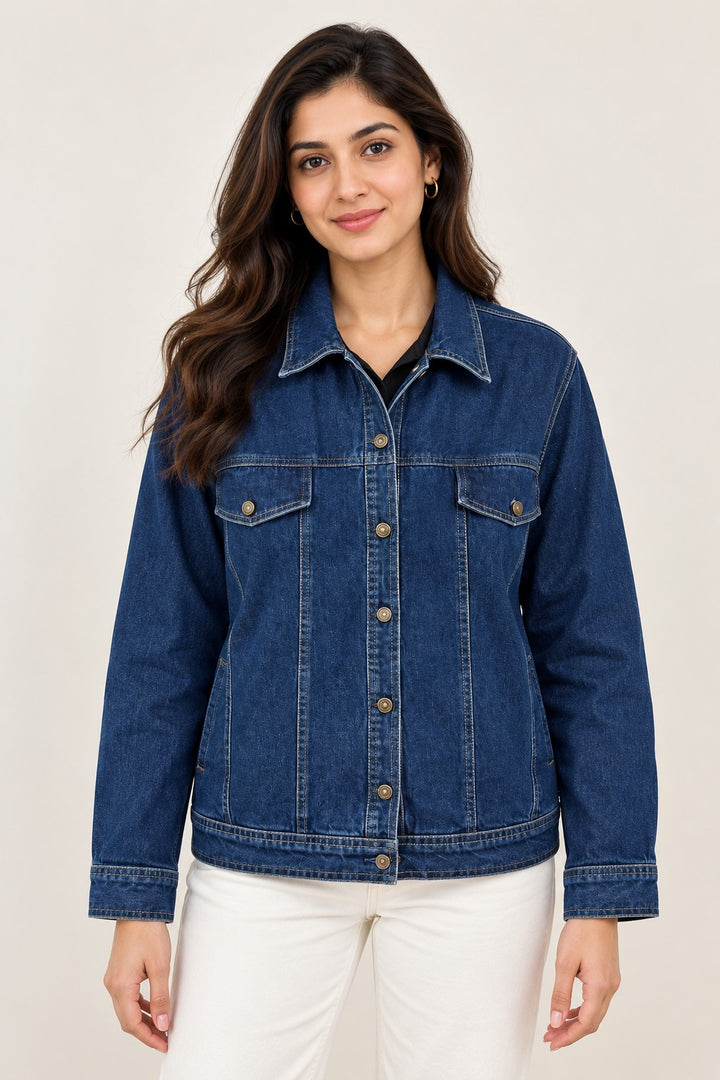 Personalised Name Denim Jacket for Womens