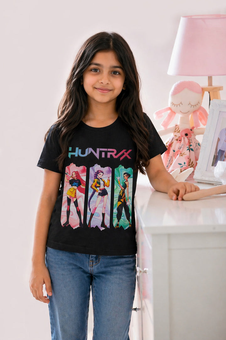 K-Pop Demon Hunters Midnight Print T-Shirt