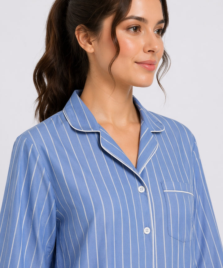 Cloudline Comfort  Print Long Sleeve Women's Night Suit