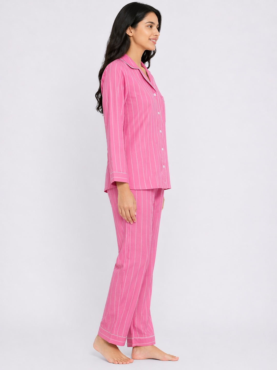 Soft Blush Dreamwear Print Long Sleeve Women's Night Suit