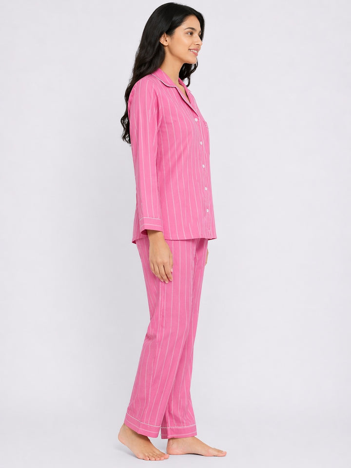 Soft Blush Dreamwear Print Long Sleeve Women's Night Suit