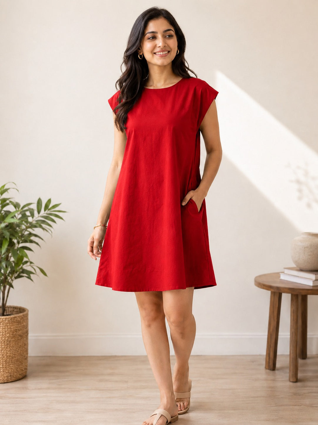Botanical Bliss Pocket Dress