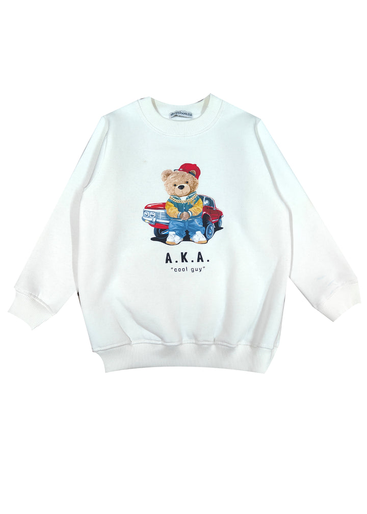 Cool Teddy Fleece Kids Sweatshirt