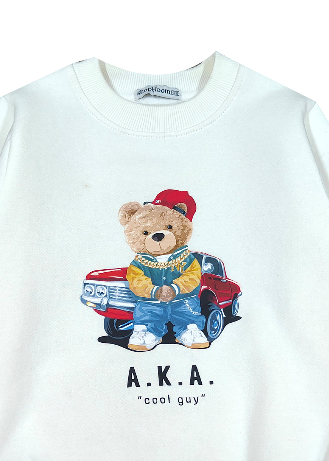 Cool Teddy Fleece Kids Sweatshirt