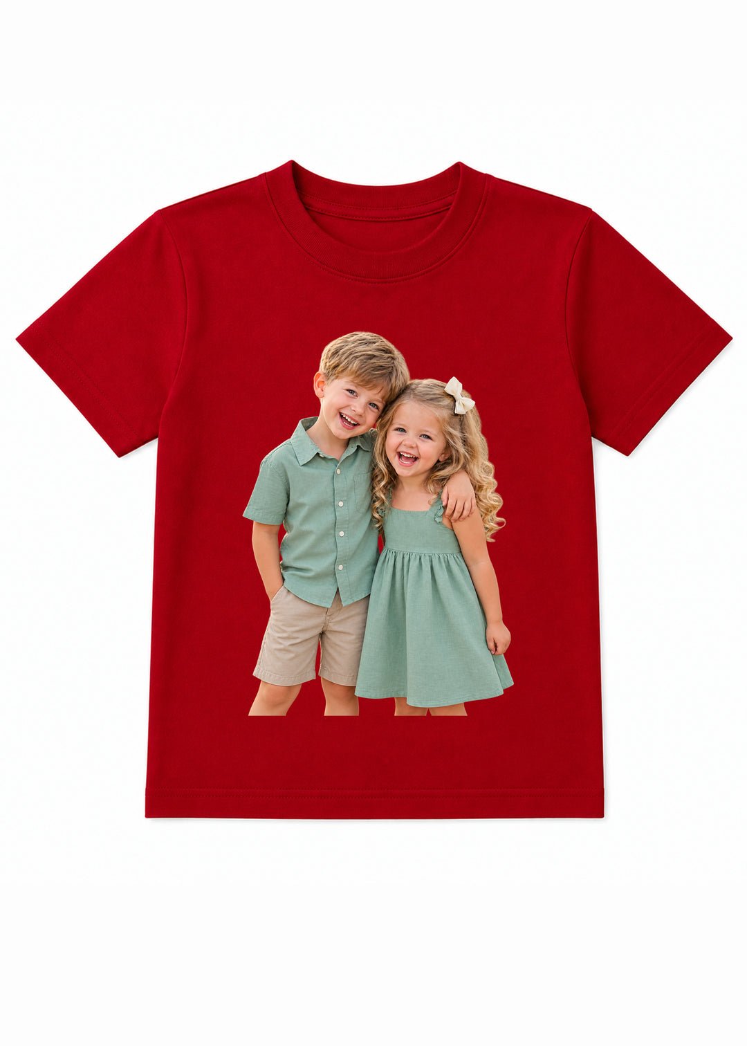 Personalized Photo Print Kids T-Shirt