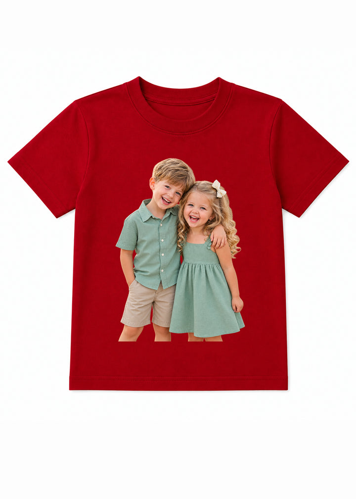 Personalized Photo Print Kids T-Shirt