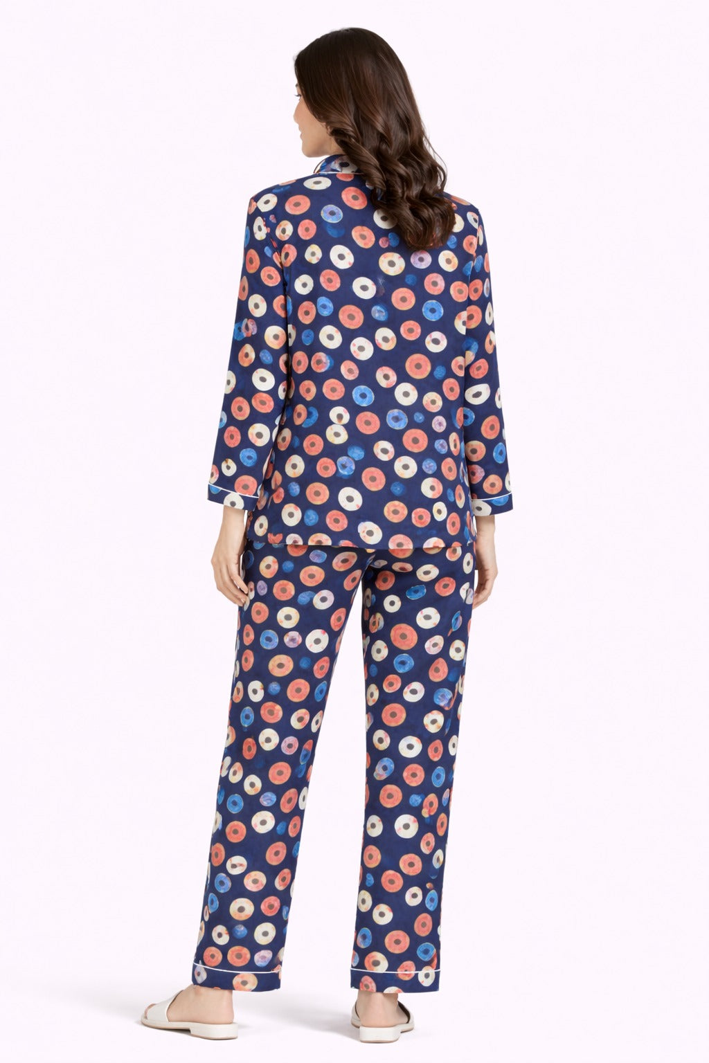 Sugar Rush Sleepwear Print Long Sleeve Women's Night Suit