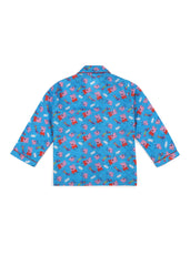 Peppa Laugh and Smile Print Long Sleeve Kids Night Suit - Shopbloom