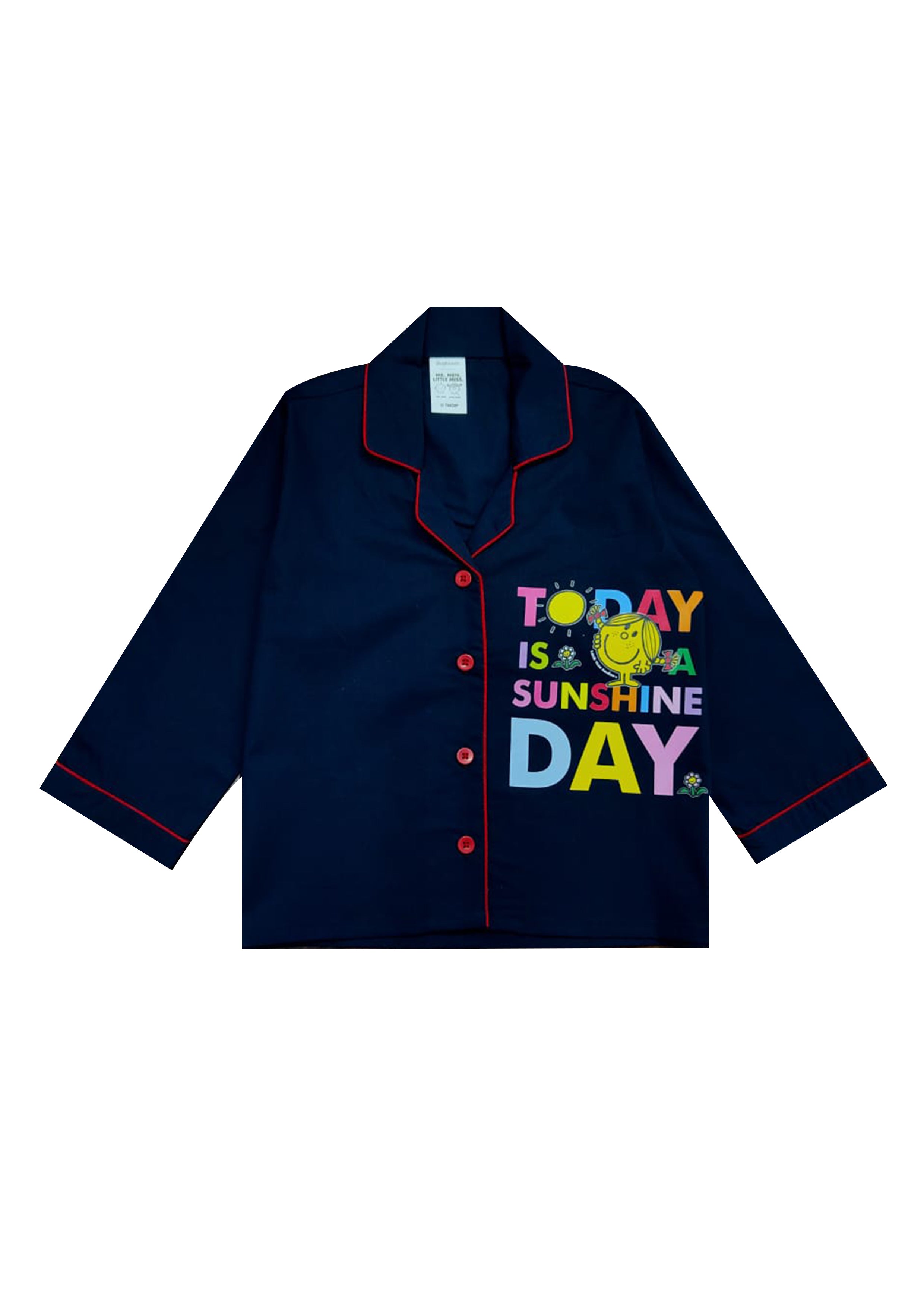 Today is a Sunshine Day Long Sleeve Kids Night Suit - Shopbloom