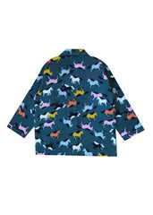 Mixed Unicorn Print Cotton Flannel Long Sleeve Kid's Night Suit - Shopbloom