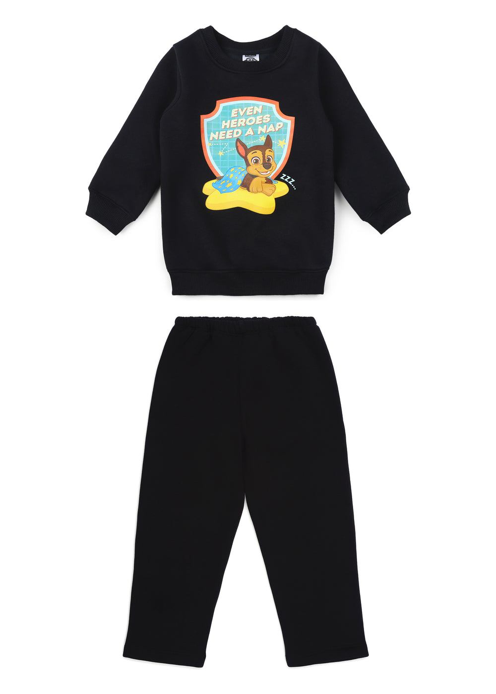 Paw Patrol Heroes Print Cotton Fleece Kids Sweatshirt Set - Shopbloom