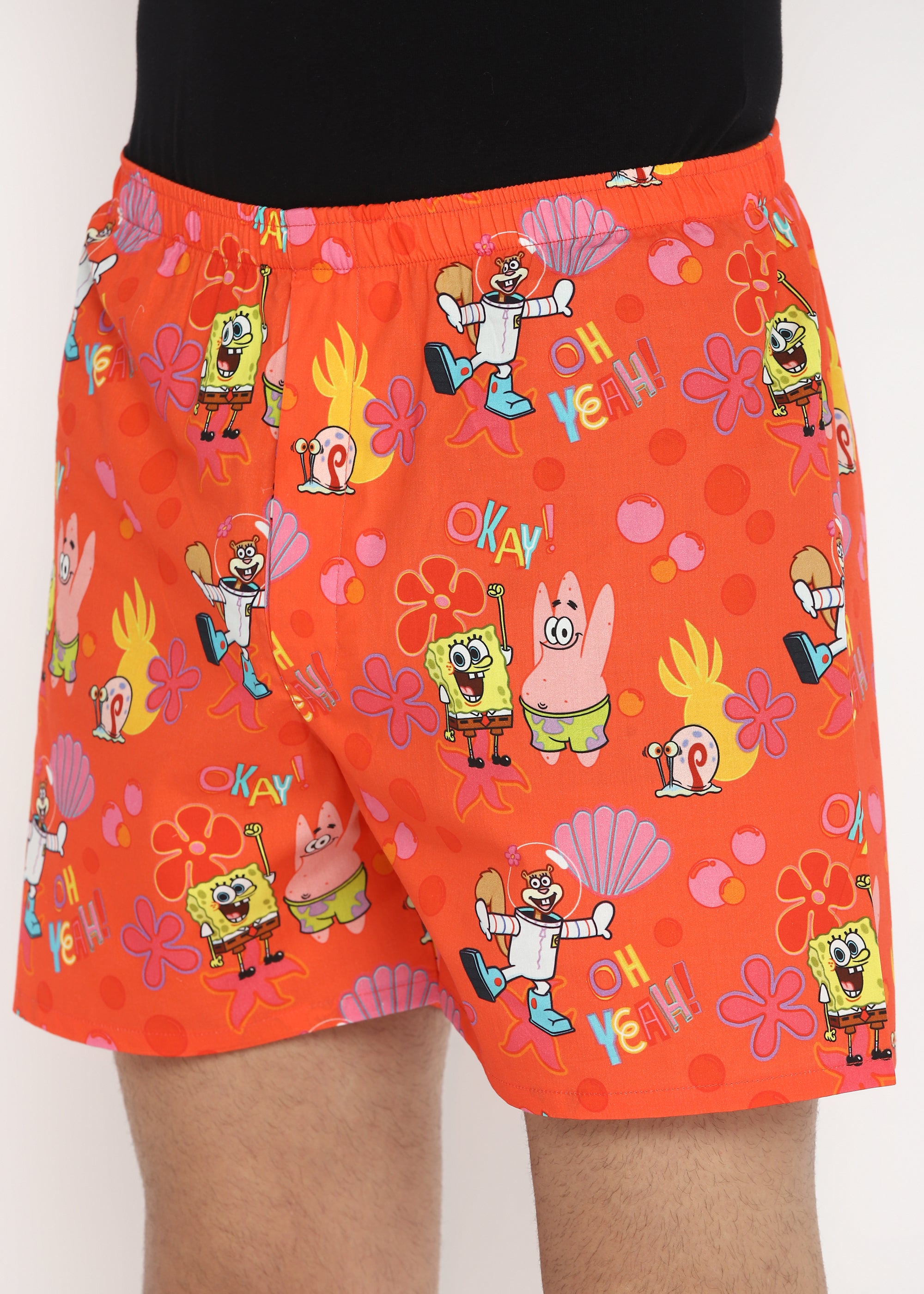 Spongebob Fun Print Men's Boxer - Shopbloom