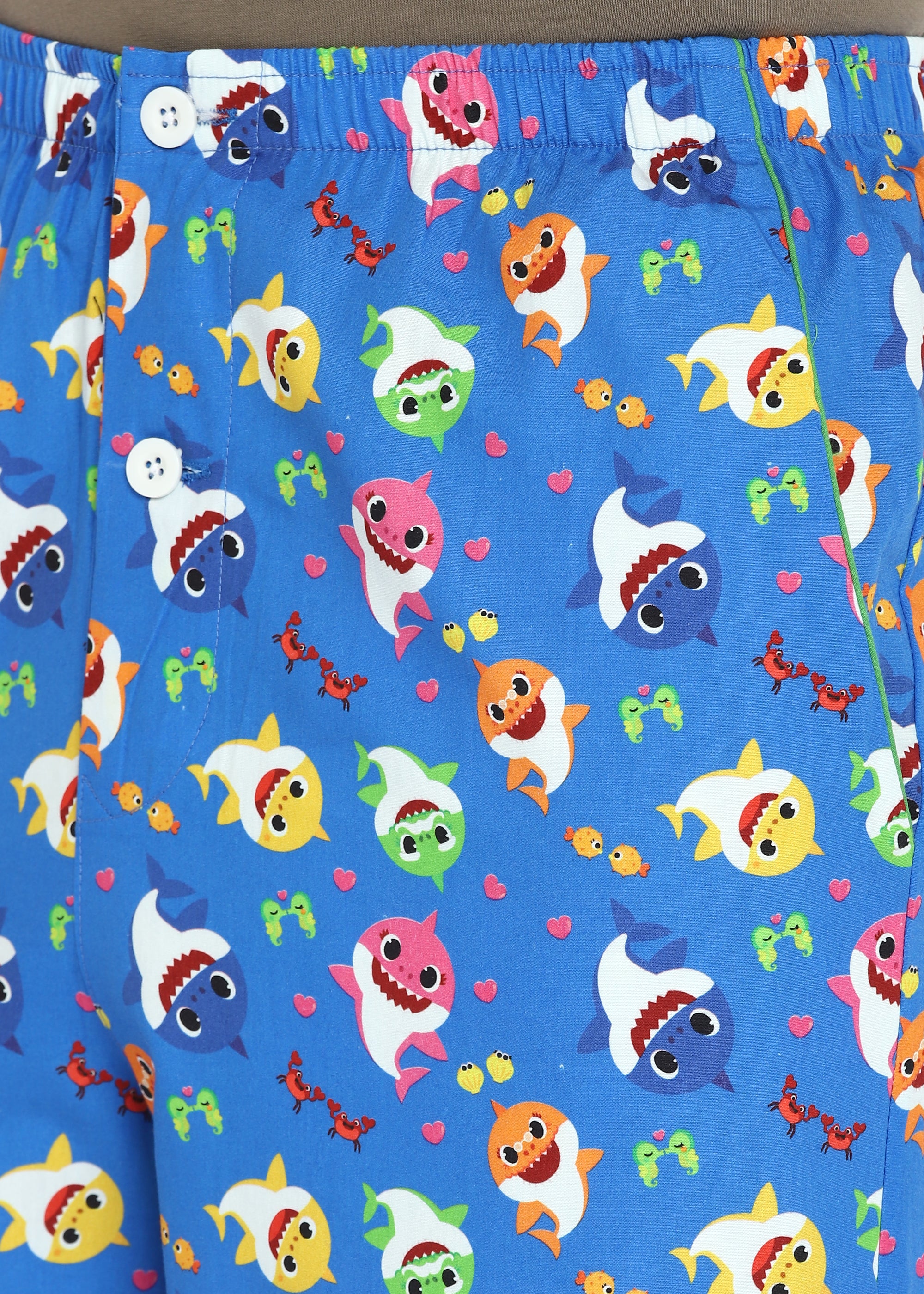 Baby Shark Blue Print Men's Pyjama - Shopbloom