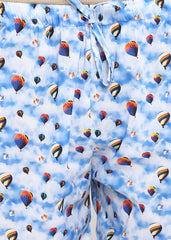 Parachute Print Shirt & Shorts Women's Set - Shopbloom