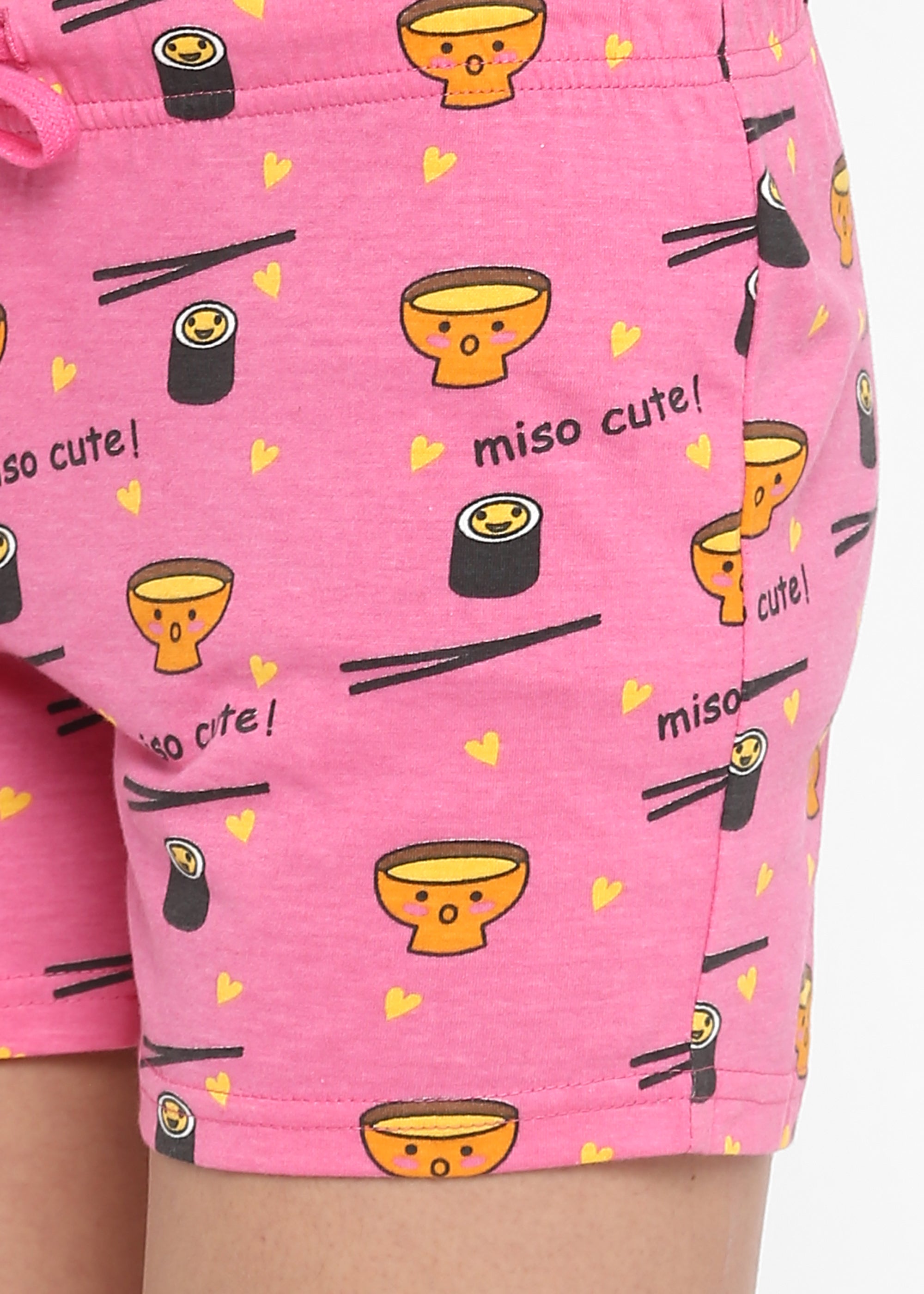 Women's Miso Cute Print Shorts - Shopbloom