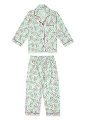 Dino Print Long Sleeve Kids Night Suit - Shopbloom