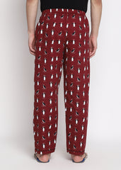Penguin Print Men's Pyjama Bottoms - Shopbloom