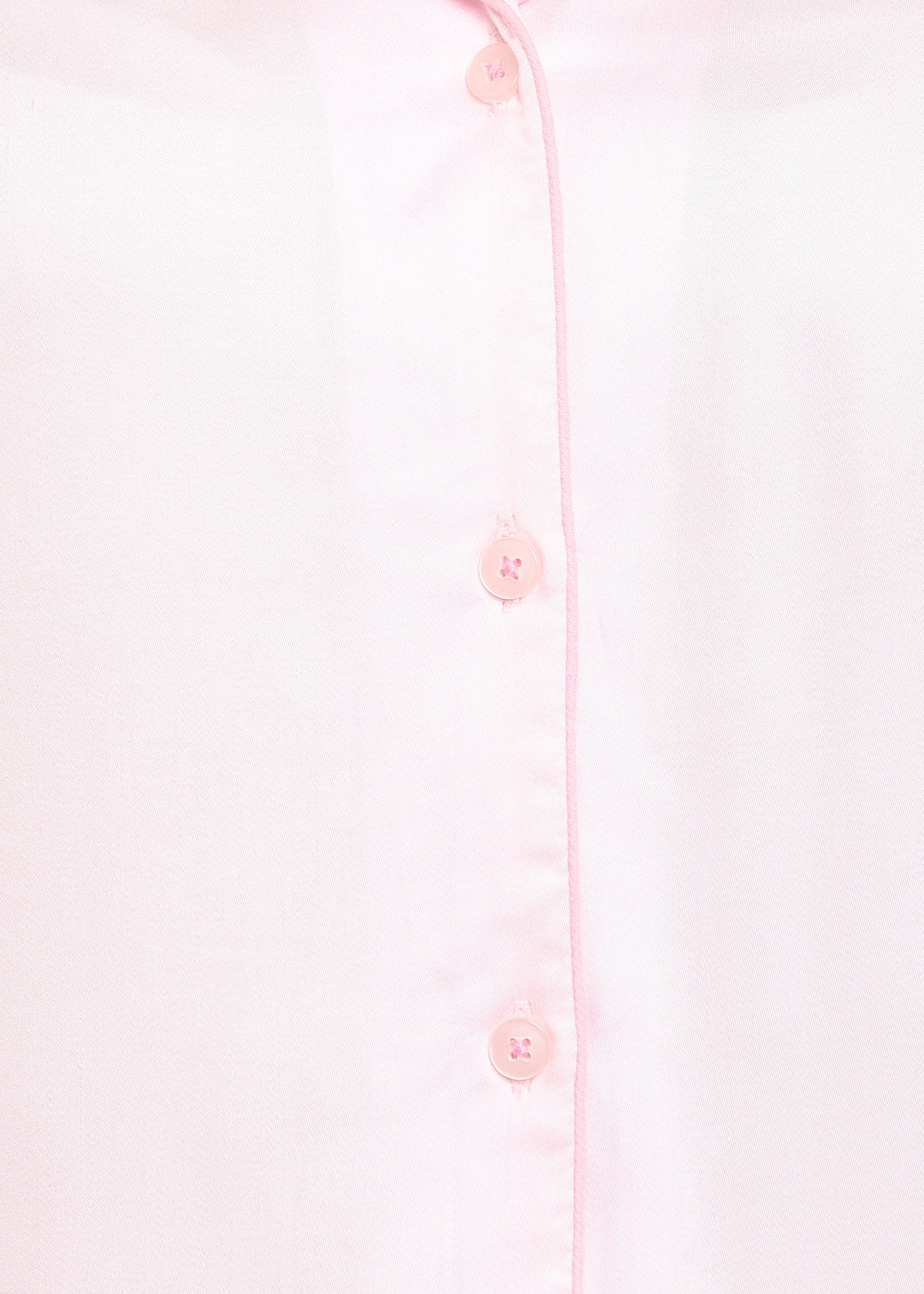 Ultra Soft Baby Pink Modal Satin Long Sleeve Women's Night Suit - Shopbloom